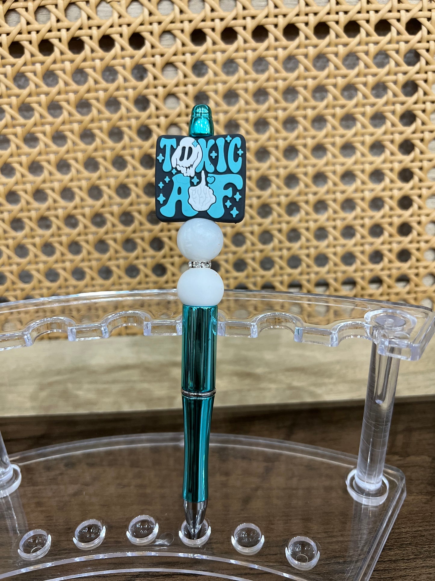 Toxic AF Beaded Pen