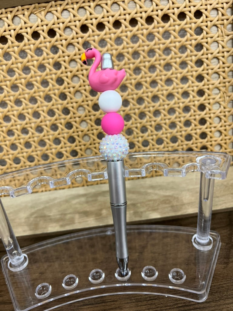 Flamingo Beaded Pens